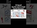 Say the word on beat challenge Level Extreme!!!🤯 #speed #onbeat #game #shorts