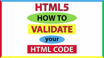 How To Validate Your HTML5 Code Using An Online Validation Service | W3C.ORG