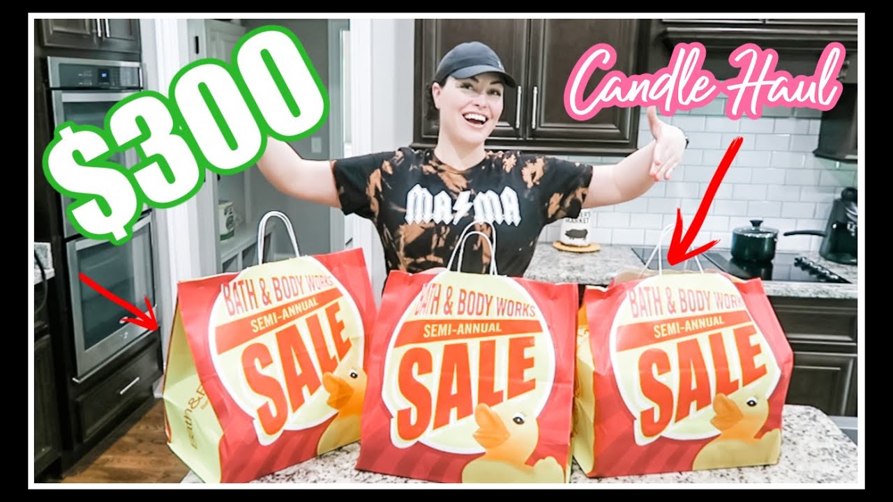 2020 BATH & BODY WORKS SEMI-ANNUAL SALE | HUGE SUMMER CANDLE HAUL | SARAH'S WIFESTYLE