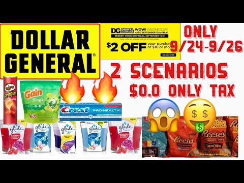 Dollar general $2 off 10 – 2 scenarios all digitals $0.0 opp 😱🔥🏃🏃