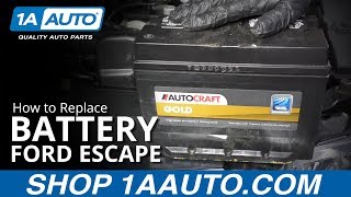How to Replace Battery 08-12 Ford Escape