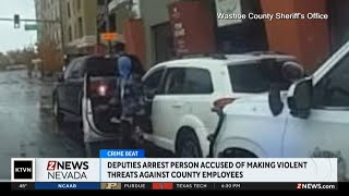 Person arrested on accusations of making violent threats against Washoe County employees