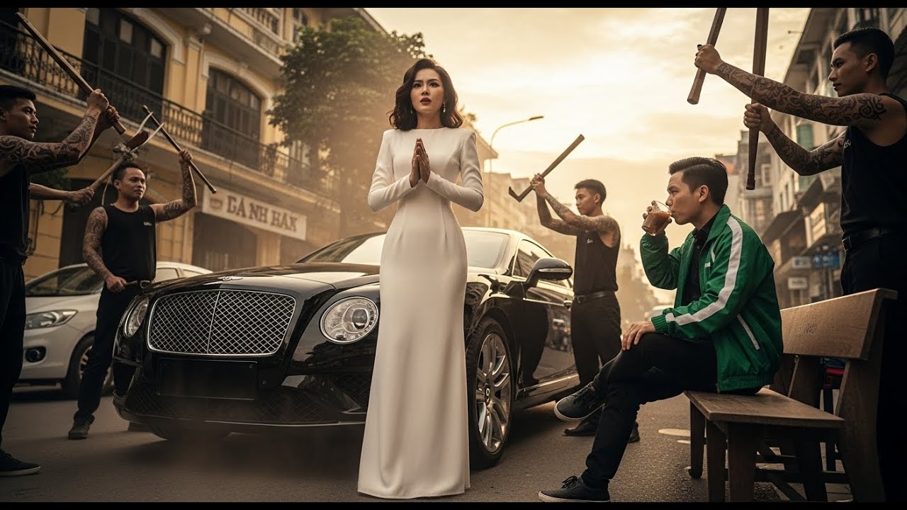 Cả nhóm côn đồ bao vây nữ tỷ phú, anh xe ôm đang uống nước mía 20K đứng dậy đảo ngược tình thế