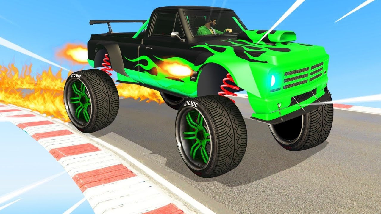 *NEW* GTA 5 DRIFT MONSTERTRUCK DLC! (INSANE)