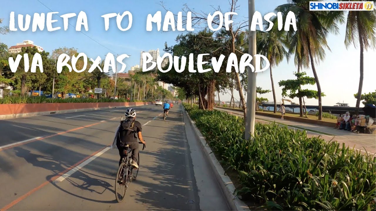 Cycling from Rizal Park (Luneta) to Mall of Asia (MOA) | MANILA to PASAY【4K HDR】