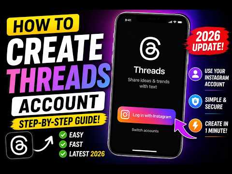 How to Create a Threads Account | Step-by-Step Guide