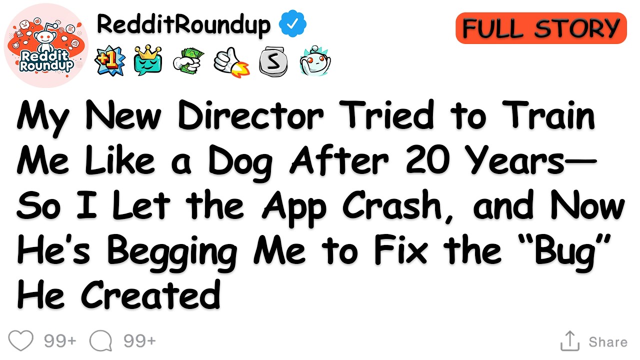 After 20 Years on the Job, My New Director Talked Down to Me—Then the App Crashed, and He Begged...