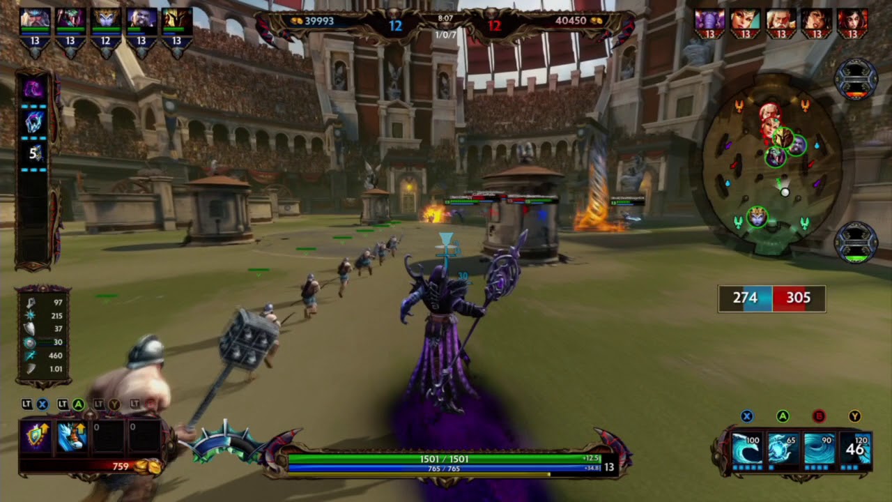 Smite Arena - Poseidon and the World's Greatest Ares