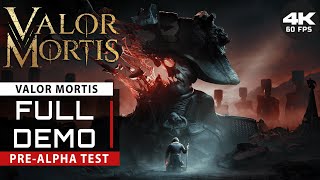 Valor Mortis - Pre-Alpha Test | Full Gameplay Walkthrough [4k 60 FPS - PC] / No Commentary