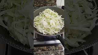 salada refogada com repolho, couve e cenoura #saudável #caminhoparaumavidamelhor
