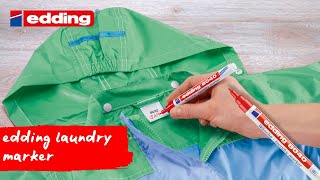 Edding Laundry Marker - Black - WAWAK Sewing Supplies