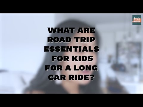 What are road trip essentials for kids for a long car ride?
