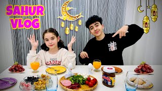 ELİF SİNEM İLK SAHUR VLOG !! İLK SAHURUMUZU HAZIRLADIK !!