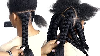 Coiffure Tressée Facile Et Magnifique Pour Cheveux Naturels À Petit Prix