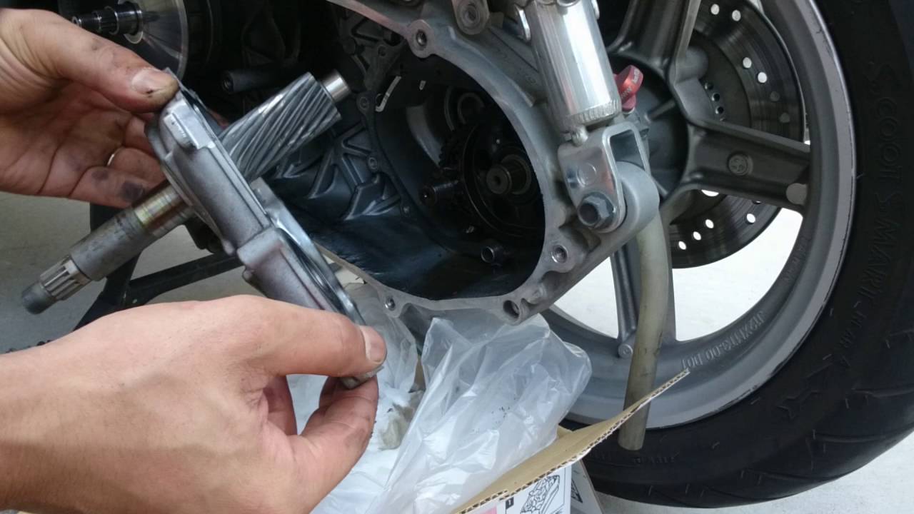 シグナスX 4型 セカンダリギア交換