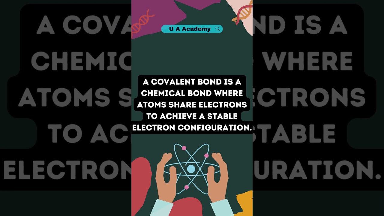 What is a Covalent Bond? | Definition of Covalent Bonding | Covalent Bond | U A Academy| 
