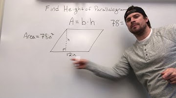 Finding Height of a parallelogram
