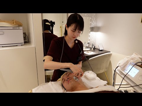 A superb head, upper body and leg massage using Indiba technology