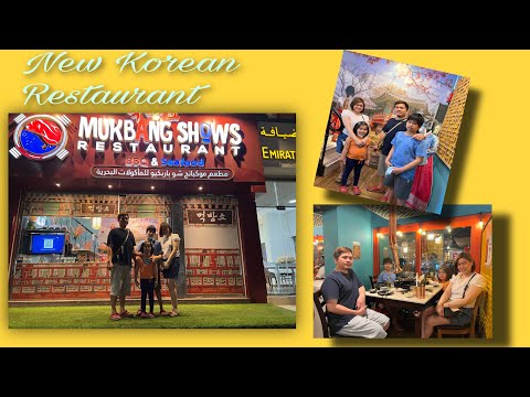 Mukbang Shows Korean Restaurant BBQ and Seafood | ABU DHABI