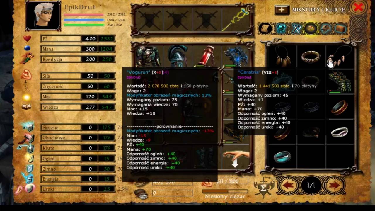 Taern Prezentacja i Omówienie Postaci EpikDrut 124lvl