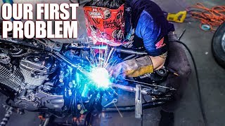 Our First Problem - Honda Shadow Bobber Build | Ep. 3