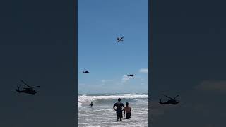 USAF C-130 Super Hercules and Two Pavehawk Helicopters CSAR Demo at the Cocoa Beach Air Show 2026