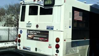 Orion VII OG CNG 7563 B35 LIMITED Bus@Hegeman/Rockaway Avenues: Part 1