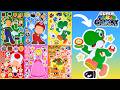 SUPER Mario Galaxy Movie DIY Make A Face Stickers With Mario Yoshi Peach Toad Bowser 