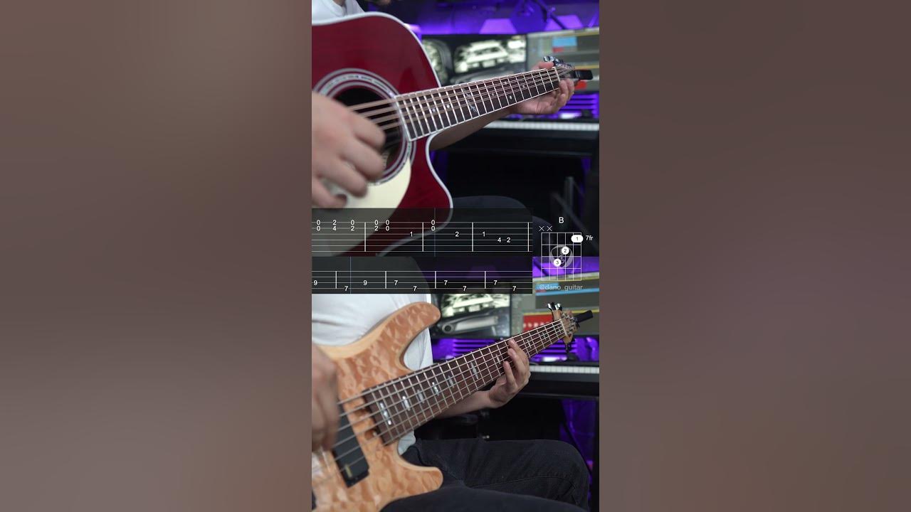 La puerta negra tablatura bajo y guitarra (Los Tigres del norte)