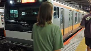 中央線T17編成E233系0番台🚃快速 東京 行き🚃