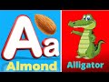 Toddlers' Favorite ABC Phonic Song, Learn with A for Apple