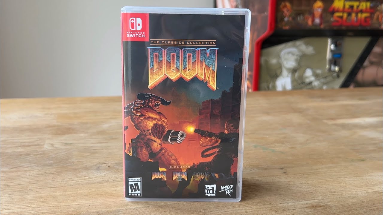 Doom Collection Limited Run Unboxing ASMR - Nintendo Switch