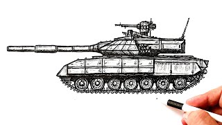 How to draw a Battle Tank 