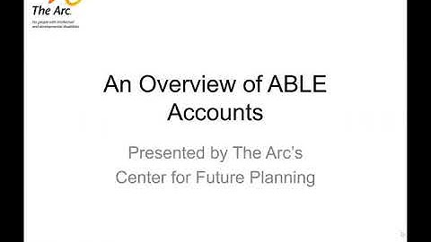 An Overview of ABLE Accounts