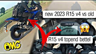 New 2023 R15 V4 Vs Old 2022 R15 V4 Topend Bettel | White Fury Vs Blue Beauty 😍 Shiv Vishwakarma