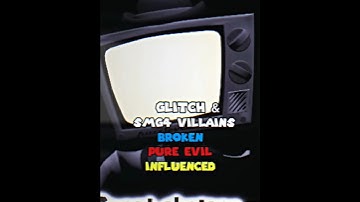 Glitch and SMG4 Villains/Antagonists Who are: Broken, Pure Evil or Influenced | #shorts