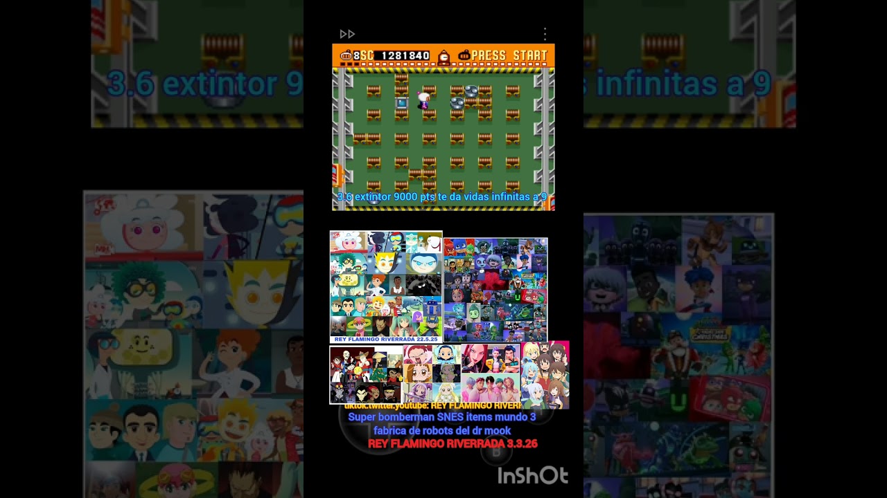 #bomberman #megaman #meteoheroes #ojamajodoremi #konosuva #snes #riverradaok #retrogaming #nintendo
