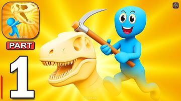 Dig Dinosaur - Gameplay Walkthrough Part 1 - Unearth Fossils, Discover History (Android, iOS)