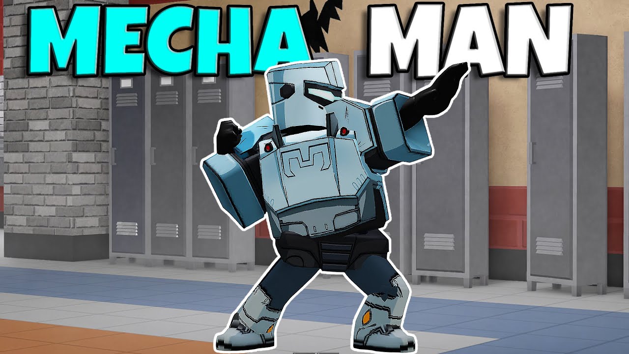 Троллинг в роли МЕХА-МЕНА в драке в школе в Roblox