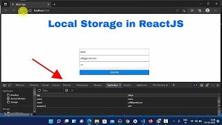 Local Storage in ReactJS | how to add and retrieve data in local storage reactjs | codemicros