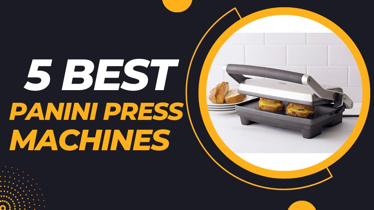 TOP 5 Best Panini Press Machines 2023 YouTube