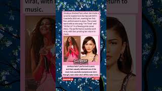 Zendaya shocked fans when she made a surprise appearance during Labrinth's Coachella 2023 set