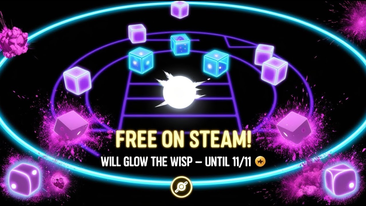 ✨ ¡GRATIS en Steam! Will Glow the Wisp Plataformas Bullet Hell con Luces Hipnóticas ⏰🔥 ¡Hasta 11 No