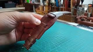 Обзор ремешков-напульсников для часов. leather watch strap #leatherwatchstrap