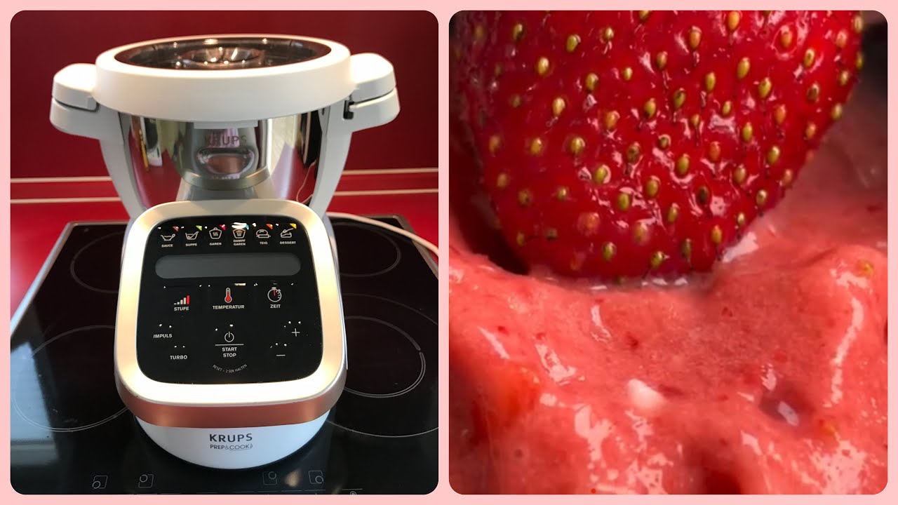 PREP & COOK 🍓Erdbeereis🍓 3 Zutaten -  3 Min 🕒 OHNE Eismaschine