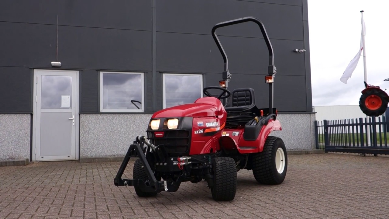 Shibaura SX-24 4wd HST / 0583 Draaiuren / Fronthef + PTO
