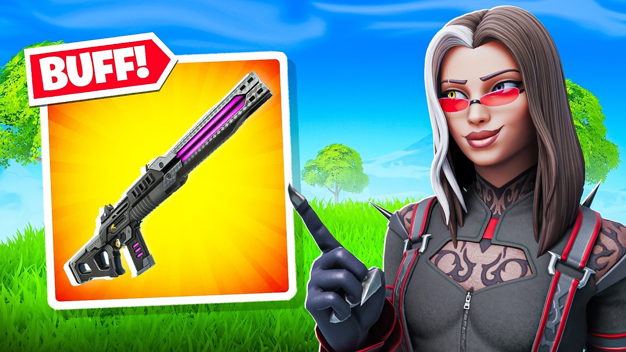 Cube Rifle Fortnite Just Buffed The Cube Rifle... - YouTube