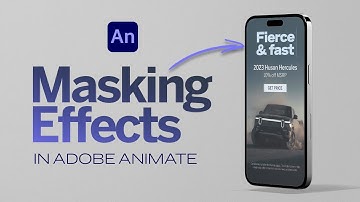 Pelajari cara membuat efek teks terungkap di Adobe Animate