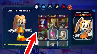 *NEW* CREAM THE RABBIT SKIN UNLOCKED IN SONIC SPEED SIMULATOR!! (Stream Leak)