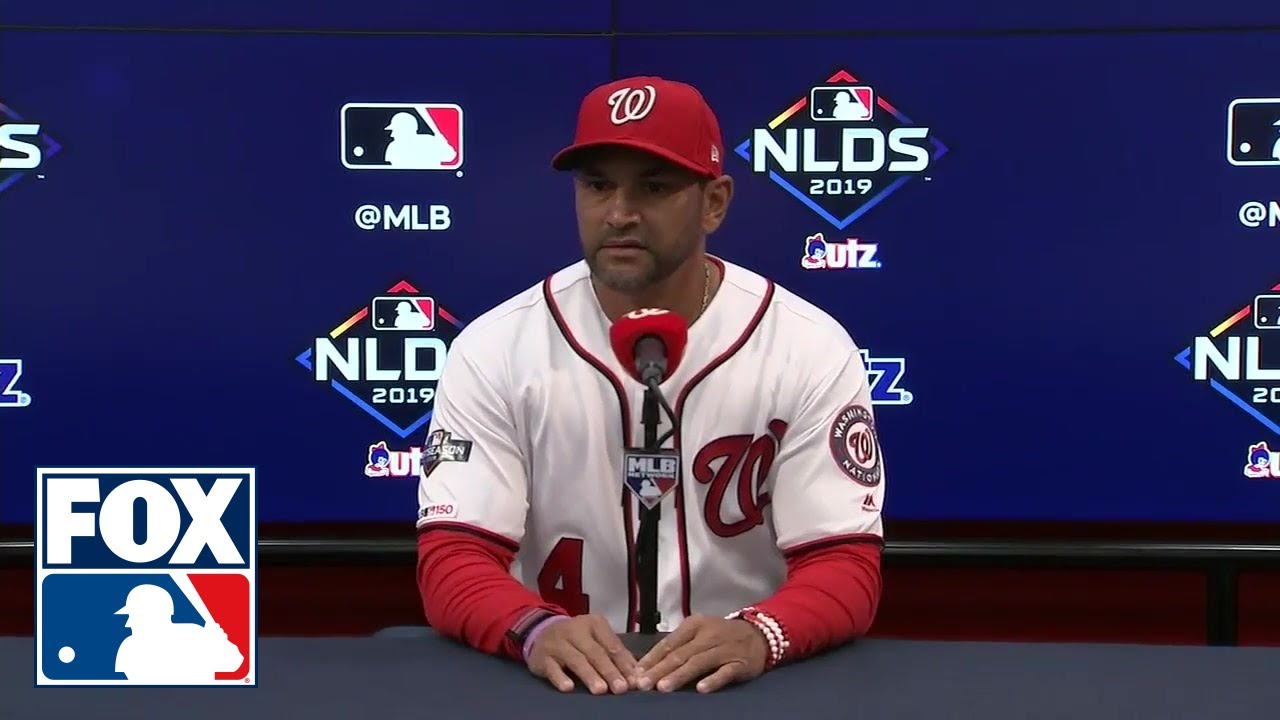 Dave Martinez addresses the media after NLDS Game 3 loss to Dodgers | FOX MLB